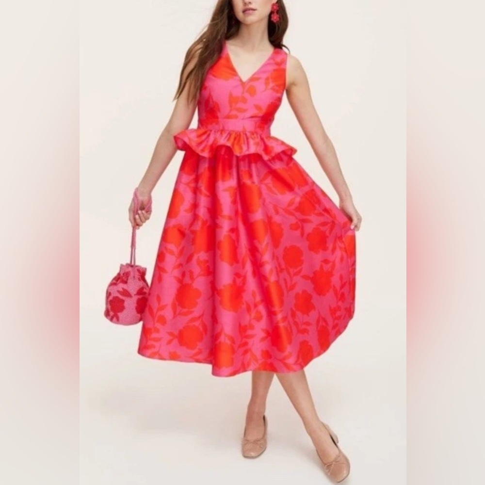 Kate Spade NY x Target Classic Rose
Peplum Midi Dress Size 4